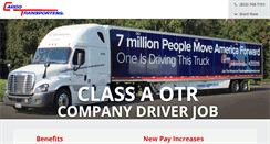 Desktop Screenshot of drivecargotransporters.com